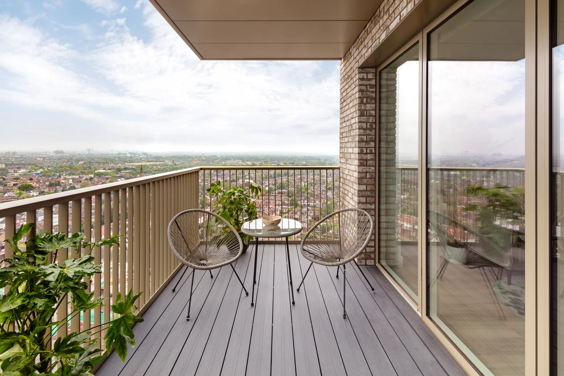 The Verdean Studio furnished balcony and city outlook